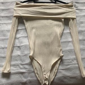 Knit Over the Shoulder Bodysuit